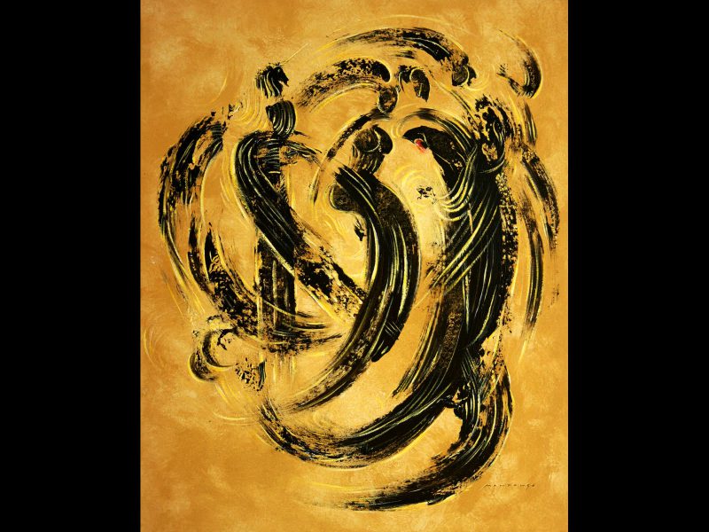 Golden Calligraphy 11