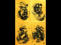 Orange Calligraphy 16