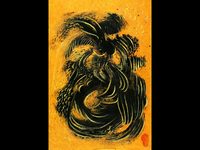 Orange Calligraphy 5