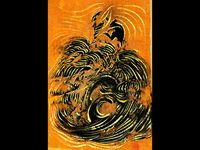 Orange Calligraphy 13