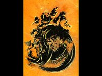 Orange Calligraphy 8